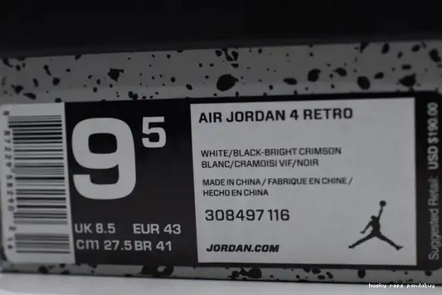 Cheap Husky Lava Air 4 Jordan 308497-116 Retro Hot 0623